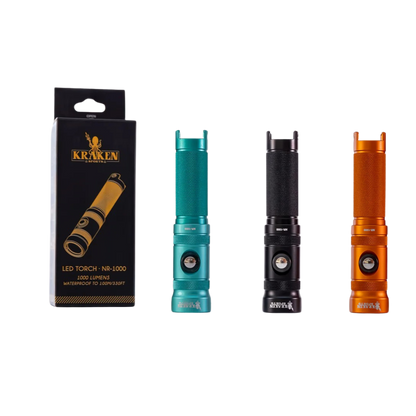 Linterna de buceo Kraken de 1000 lúmenes