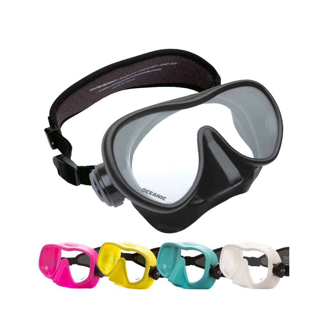 Oceanic Mini Shadow inkl. Neoprenband - Tauchermaske | ABC - Ausrüstung | Masken Oceanic Mini Shadow inkl. Neoprenband - Tauchermaske | ABC - Ausrüstung | Masken