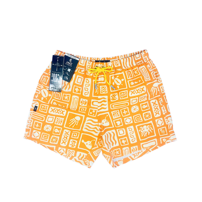 Pantalones cortos multicolores elásticos en 4 direcciones para hombre