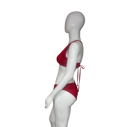 Red Flower Bikini