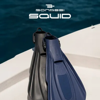 Aletas de viaje Bonassi Open Heel Squid