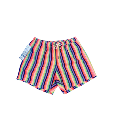 Pantalones cortos multicolores elásticos en 4 direcciones para hombre