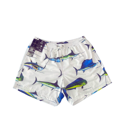 Pantalones cortos multicolores elásticos en 4 direcciones para hombre