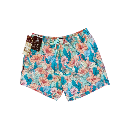 Pantalones cortos multicolores elásticos en 4 direcciones para hombre