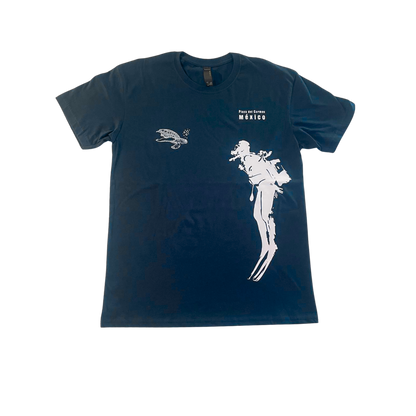 Turtle and Diver Xico Dive T-Shirt