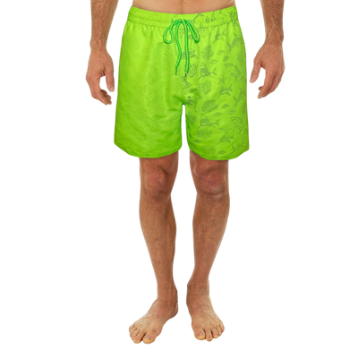 Shorts de baño que cambian de color con rayos UV