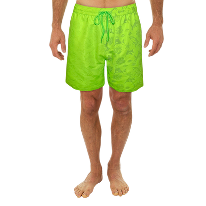 Shorts de baño que cambian de color con rayos UV